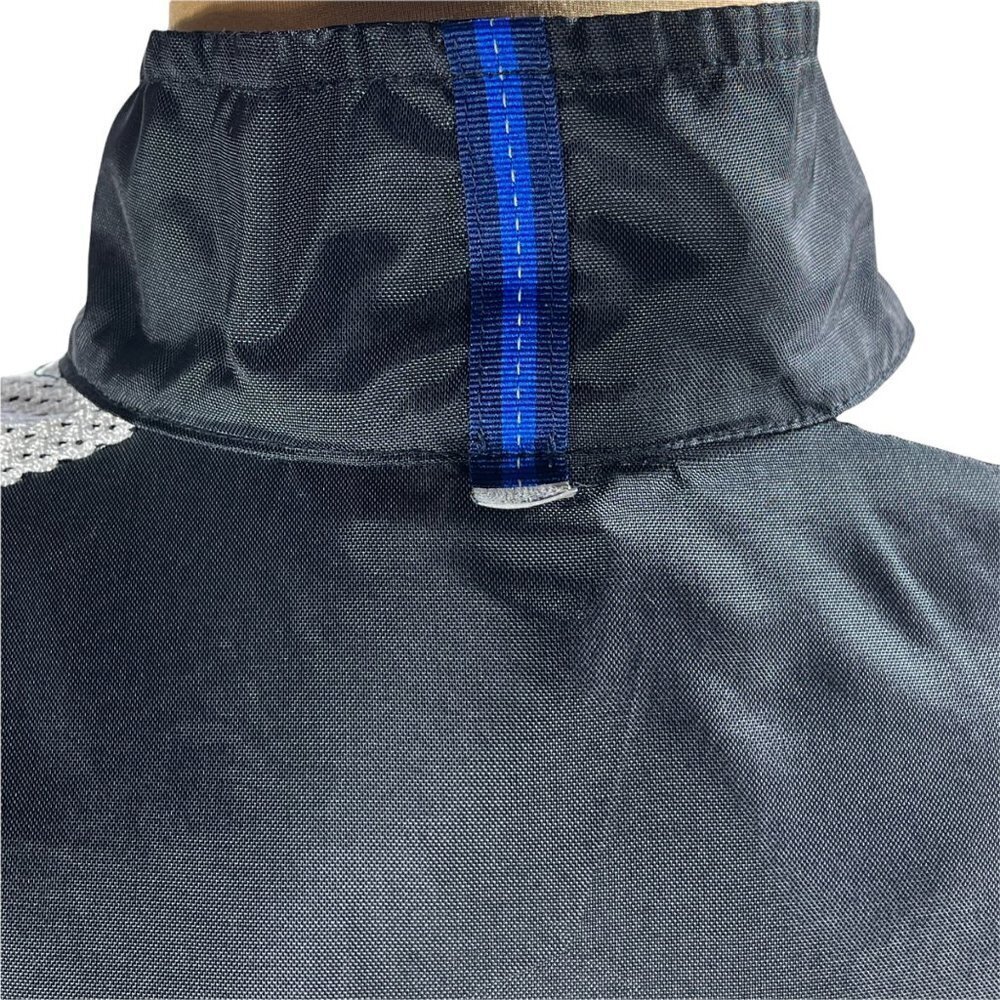 Nike Boy's Black White Lightweight Windbreaker Full Zip Jacket Size 14/16 Large - Picture 5 of 9